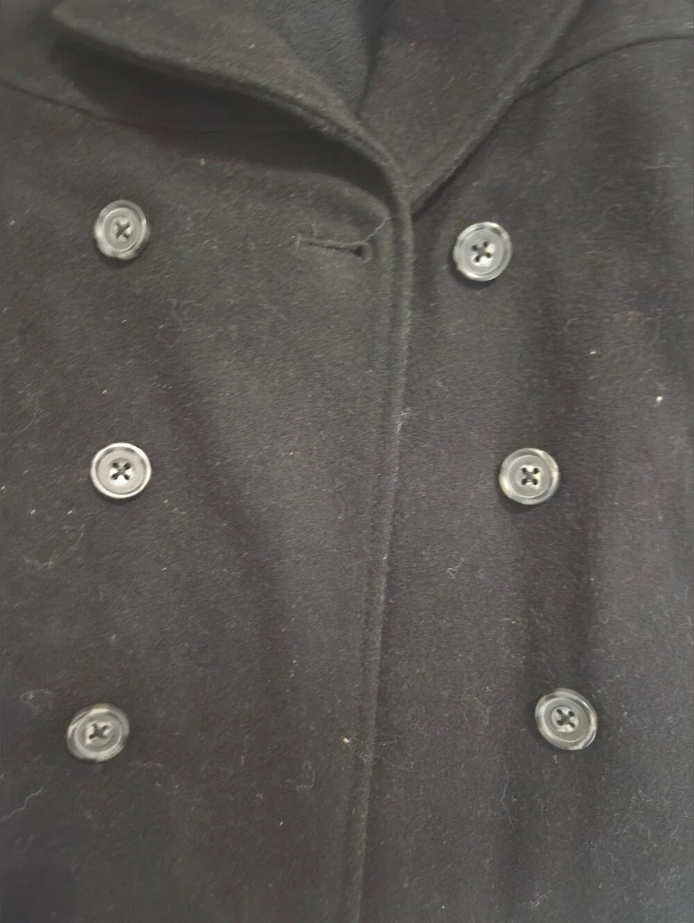 Gymboree Black Double-Breasted Peacoat for Kids